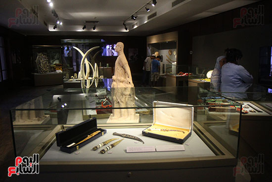 أسلحة تقليدية تراثية فى متحف جمال عبد الناصر