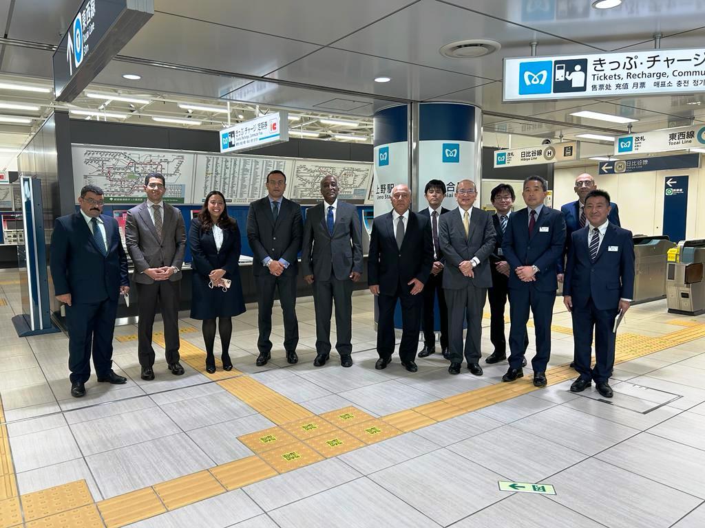 المهندس كامل الوزير وزير النقل، خلال زيارته لدوله اليابان (11)
