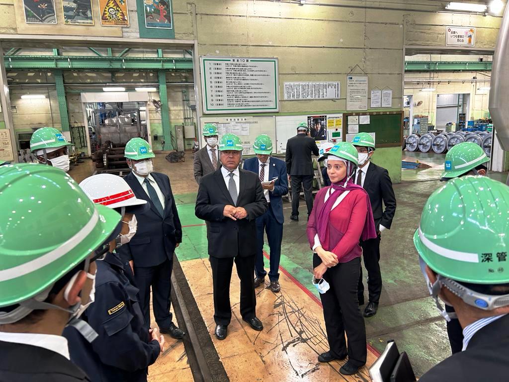 المهندس كامل الوزير وزير النقل، خلال زيارته لدوله اليابان (10)