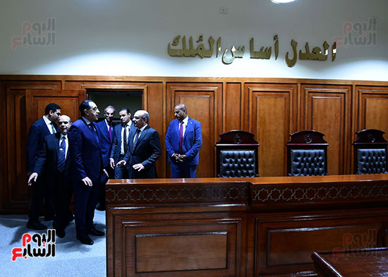 الدكتور مصطفى مدبولى يتفقد مجمع محاكم شمال القاهرة (37)