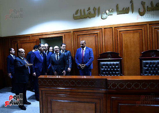 الدكتور مصطفى مدبولى يتفقد مجمع محاكم شمال القاهرة (38)