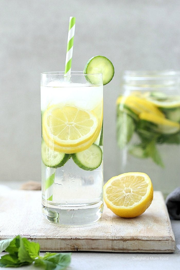 ماء الليمون والخيار