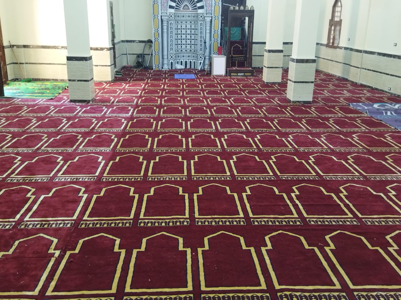 أوقاف الأقصر تنهى فرش مسجد السلام بالبياضية