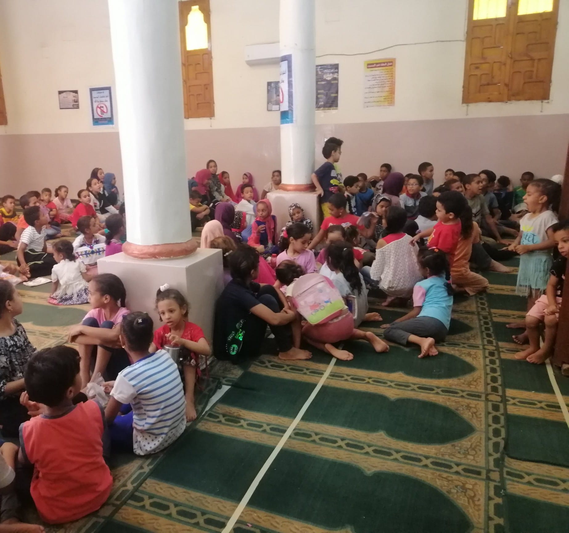 حضور كبير للأطفال بالمساجد ضمن البرنامج