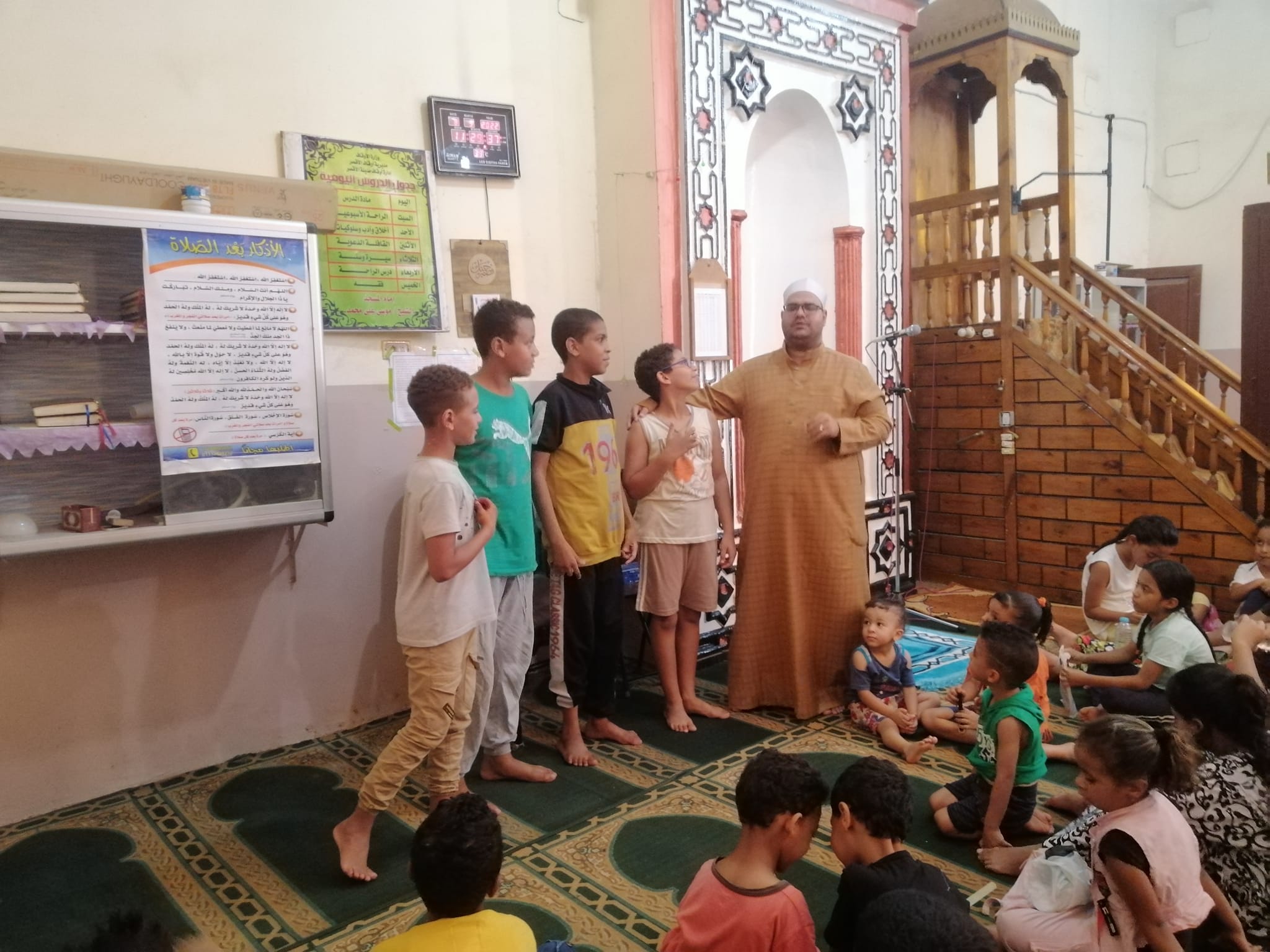 عقد 4242 جلسة بالمساجد ضمن البرنامج الصيفى للطفل