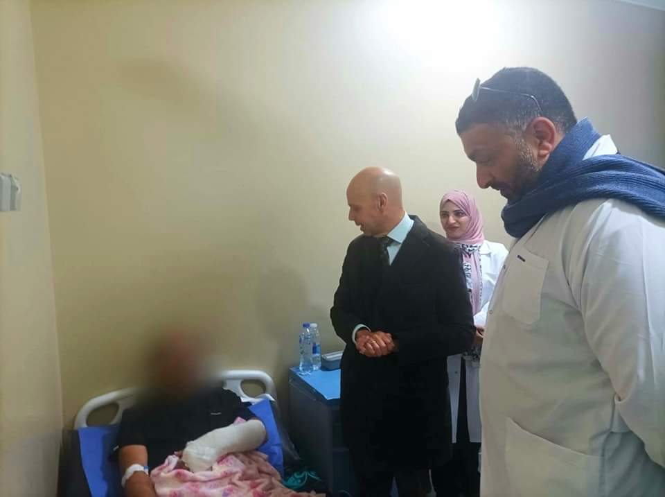 وكيل صحة الشرقية يزور طبيب أبو حماد (1)