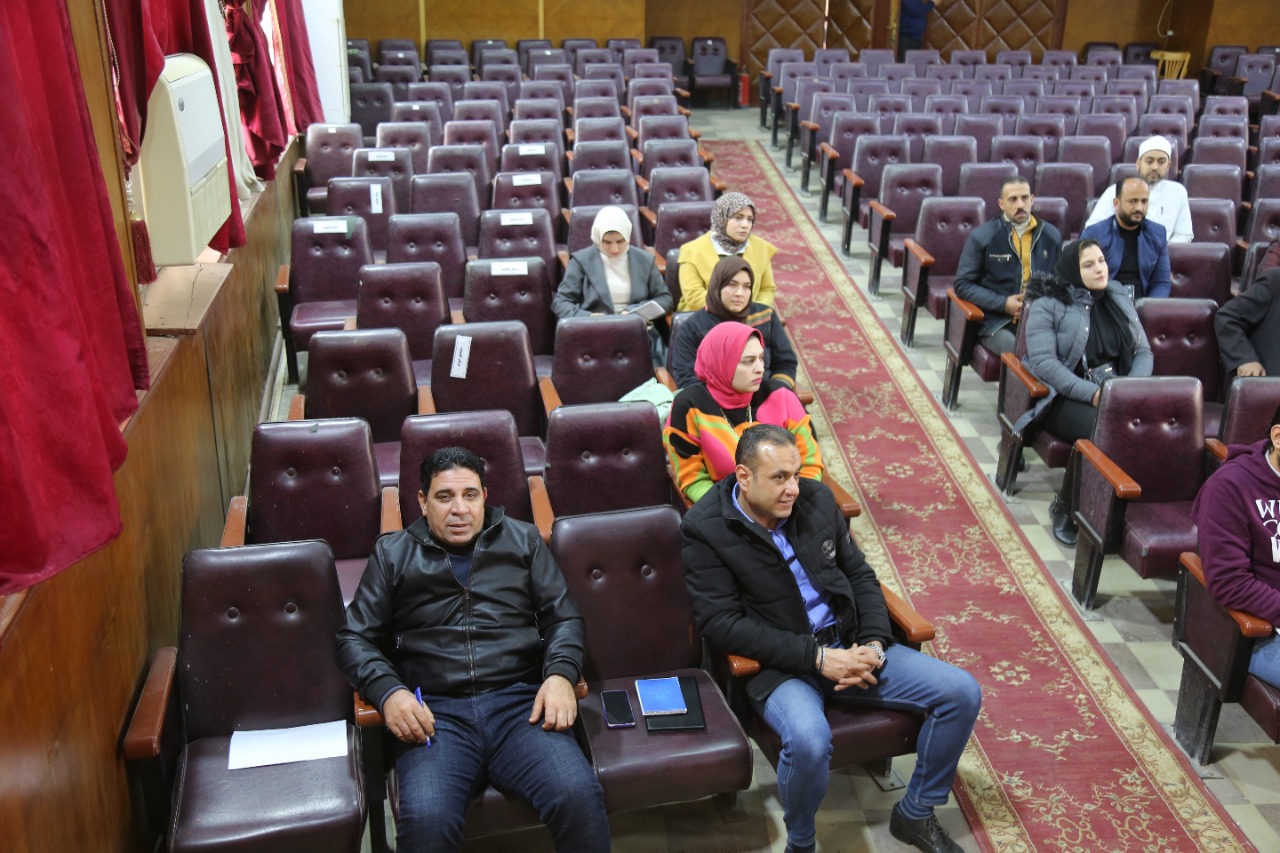 جانب من الحضور من اعلامي  كفر الشيخ