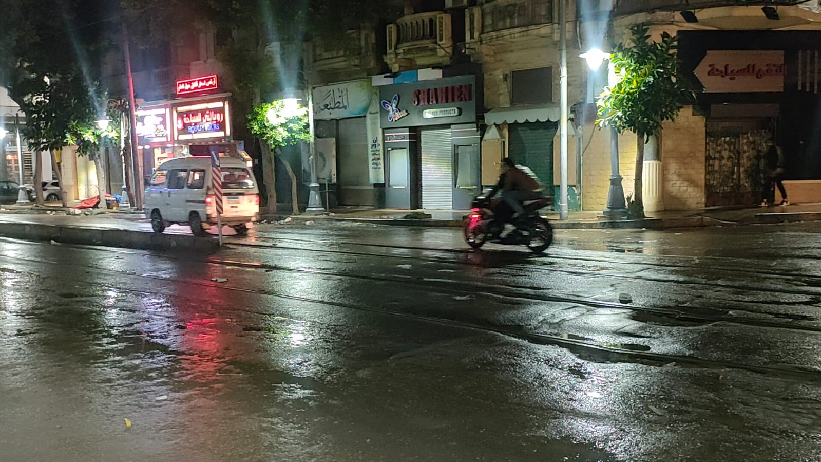 أمطار تضرب الإسكندرية (1)