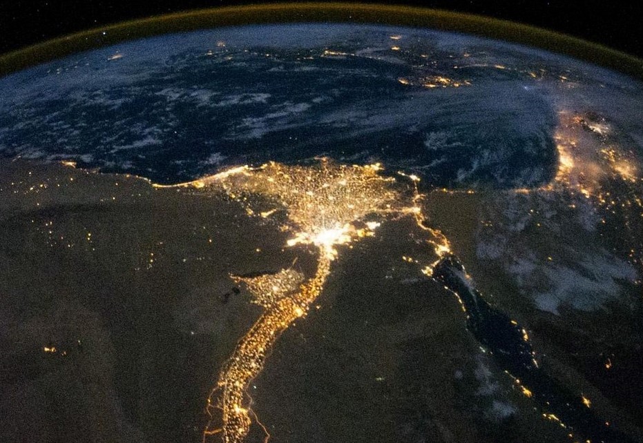 نهر النيل من الفضاء