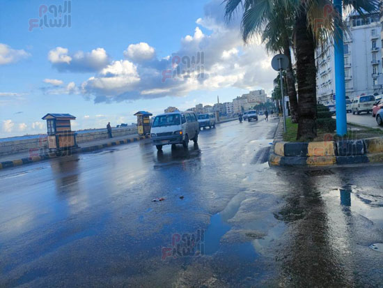 جانب-من-الأمطار-بالإسكندرية