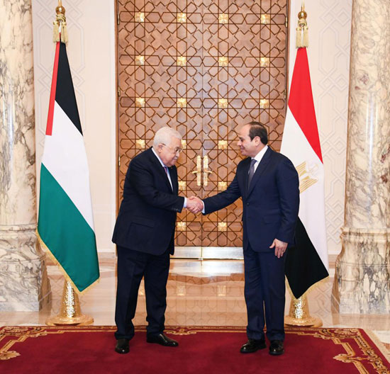 قمة ثلاثية تضم الرئيس السيسى، والملك عبد الله الثانى، والرئيس عباس أبو مازن (10)