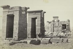 معبد ايبود قبل نقله من مصر