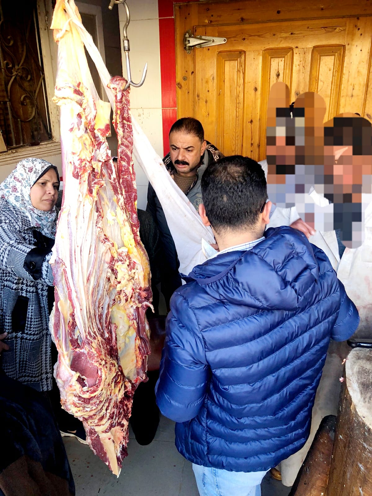 حمله التموين والطب البيطري علي محلات بيع اللحوم