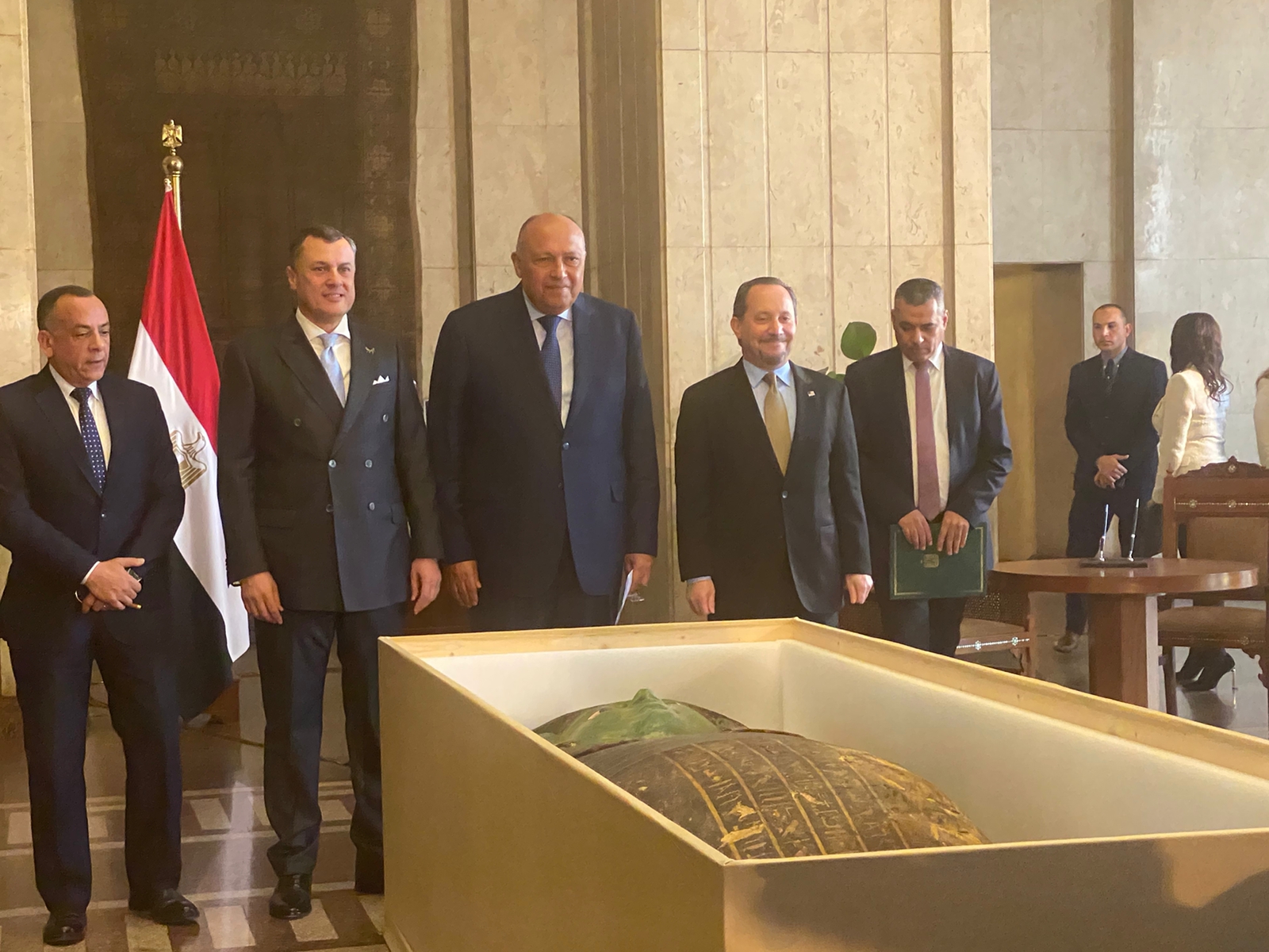 مصر تسترد التابوت الأخضر من الولايات المتحدة