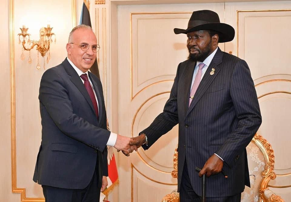 ‫ وزير الرى يلتقى رئيس جمهورية جنوب السودان