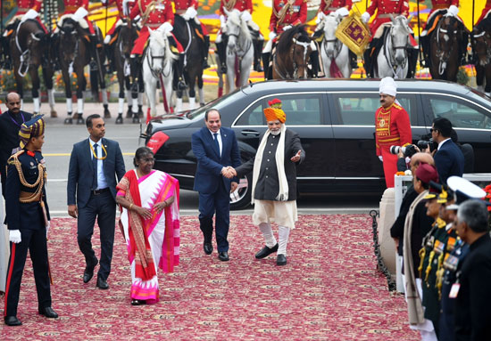 مشاركة-الرئيس-السيسى-فى-احتفالية-يوم-الجمهورية-الهندية