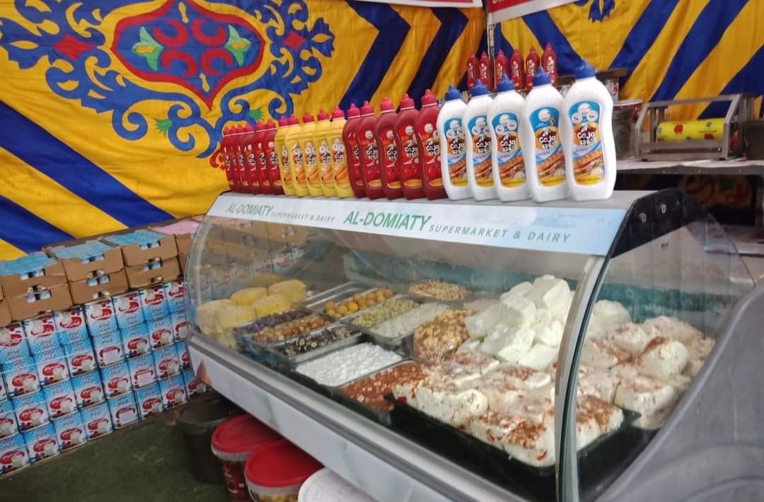 المنتجات الغذائية والألبان داخل معارض اهلا رمضان