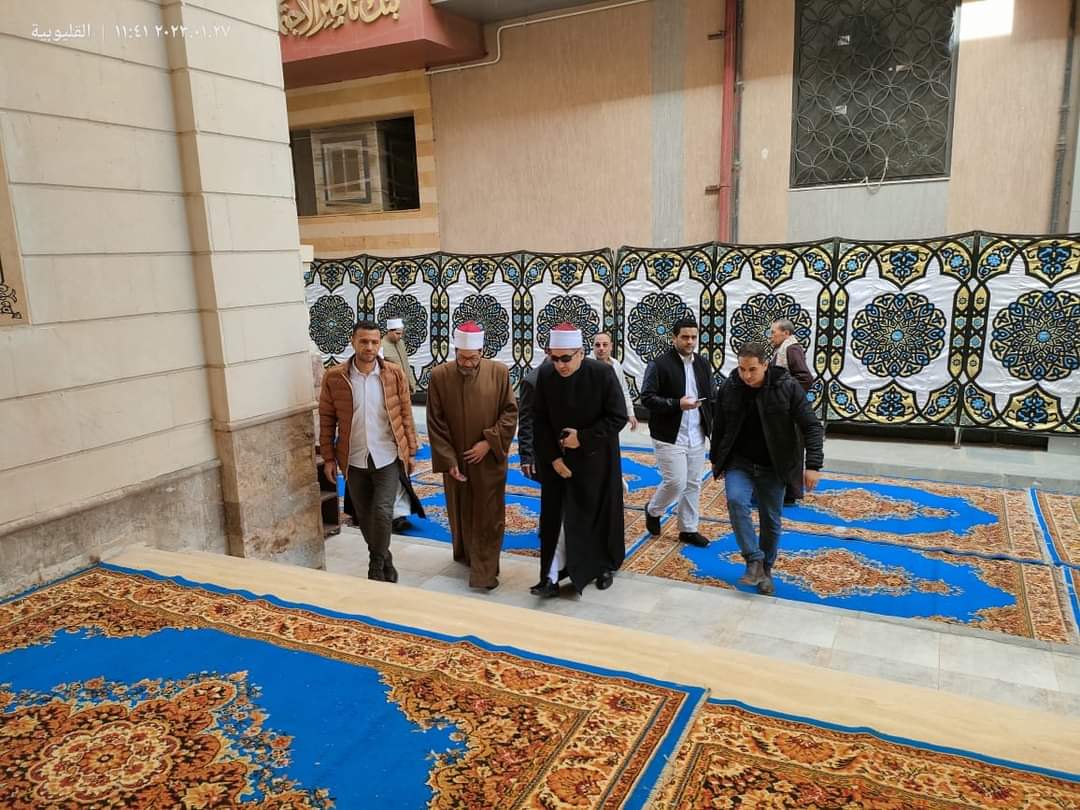 افتتاح مسجد الشواربي الكبير بقليوب بعد إحلاله وتجديده  (4)