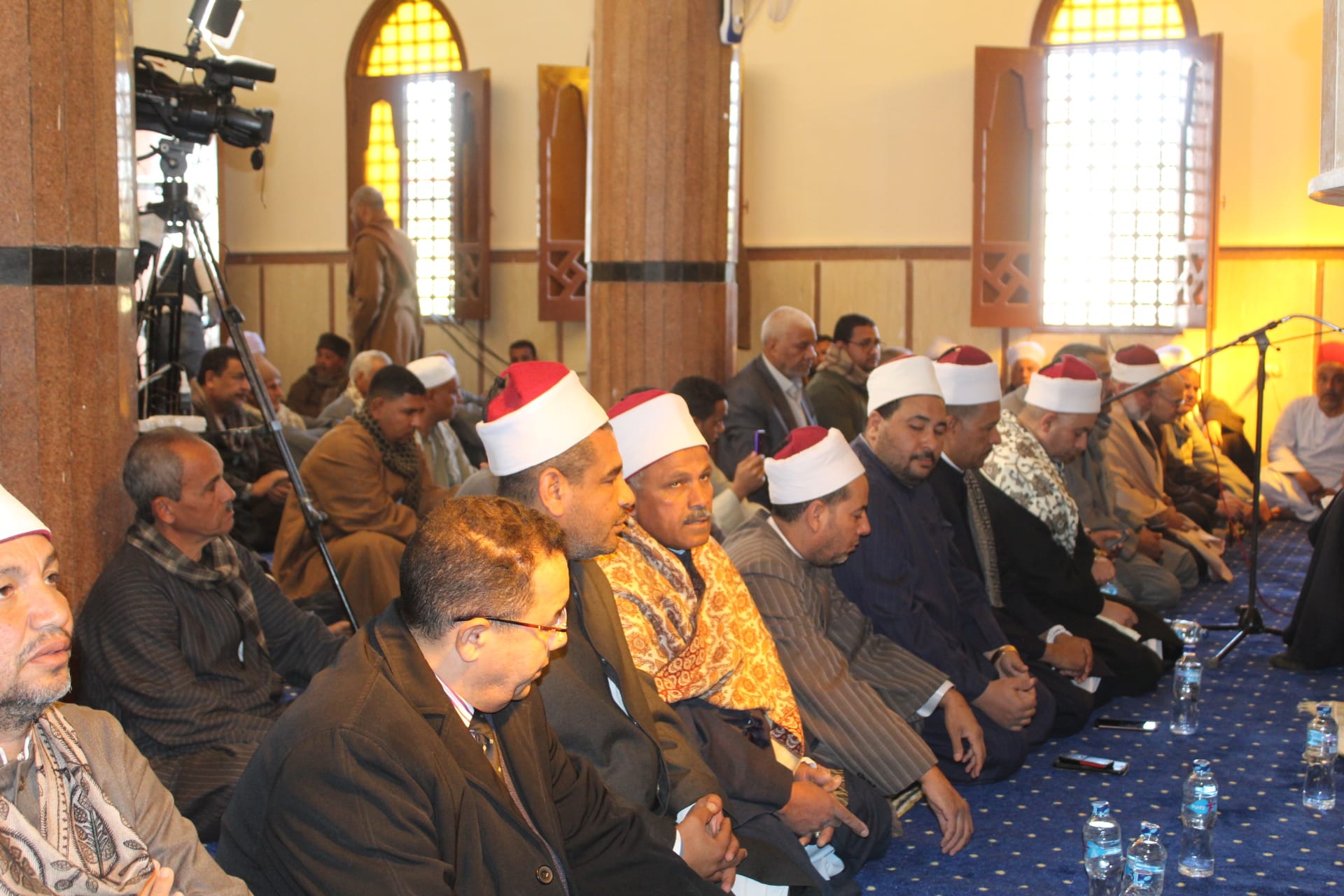 كبار علماء الأوقاف بإفتتاح المسجد