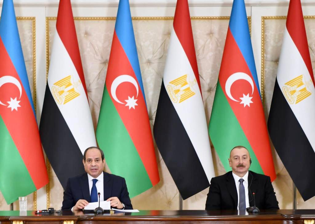 الرئيس عبد الفتاح السيسى ورئيس أذربيجان (3)