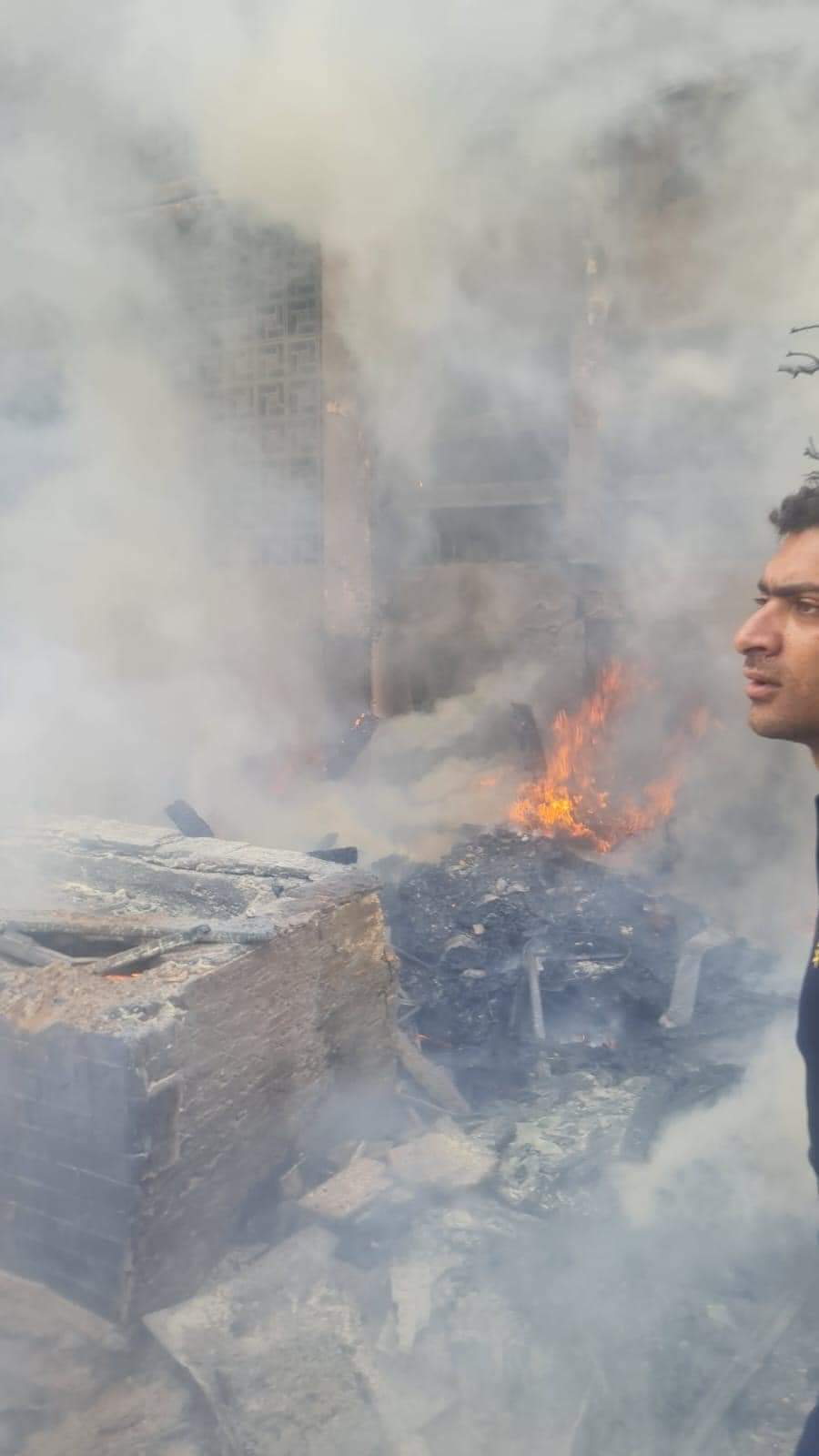 حريق المدينة الجامعية لجامعة الأزهر الشريف (3)