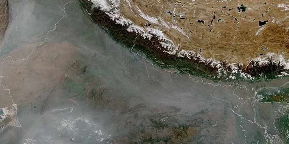 Smog over India