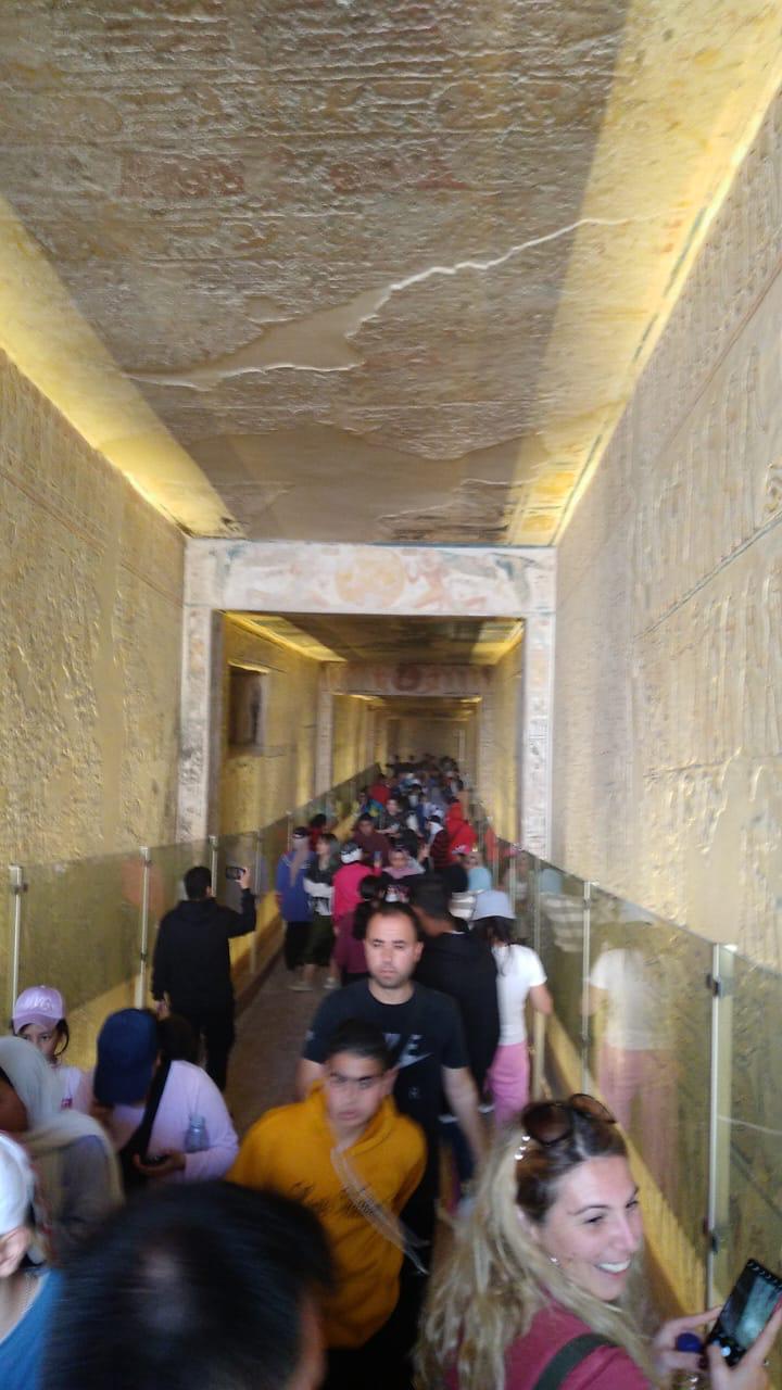 زيارات للمعابد والمقابر الفرعونية لأعضاء فوج الشباب والرياضة