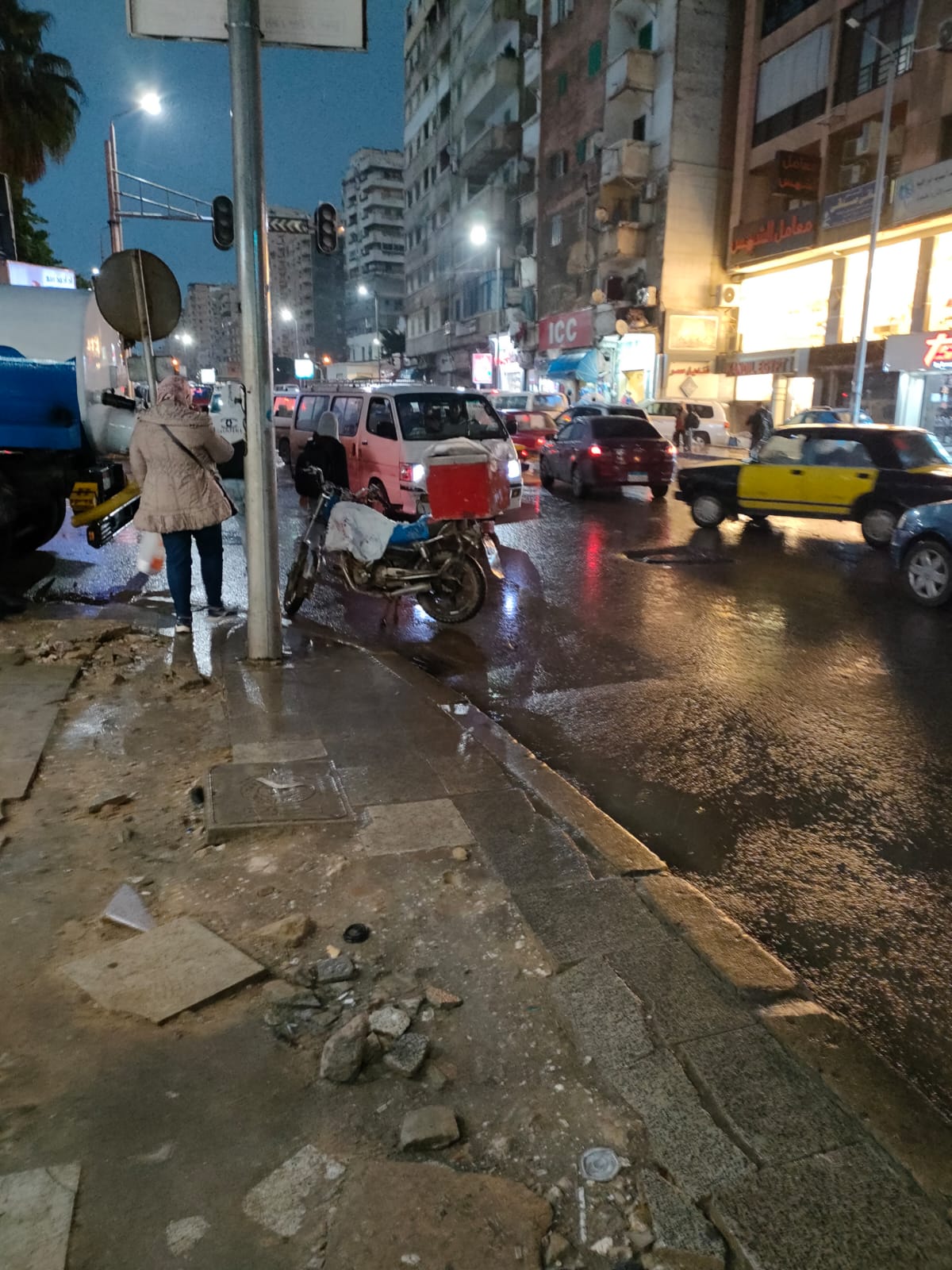 امطار مسائية على الاسكندرية (1)