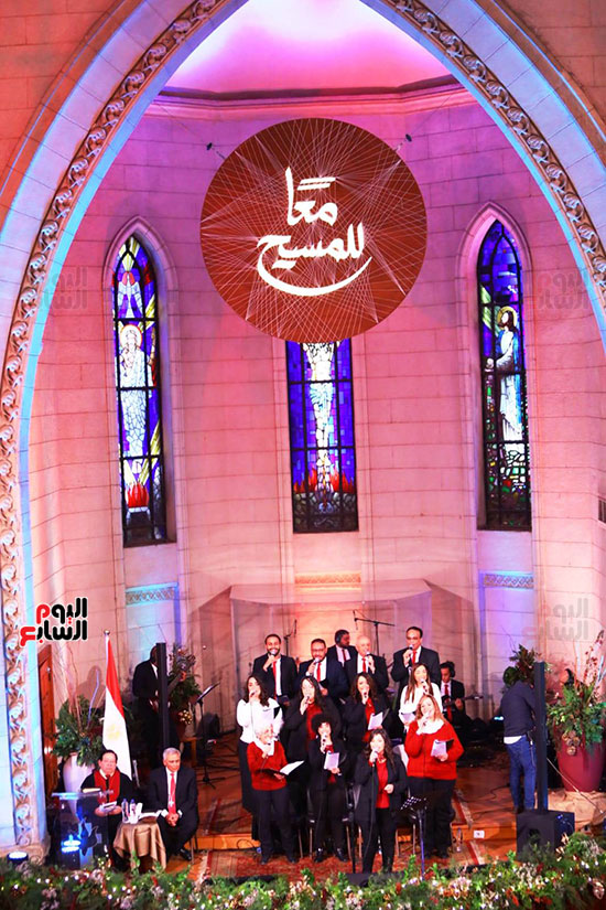 الكنيسة الإنجيلية تحتفل بعيد الميلاد المجيد بقصر الدوبارة (28)