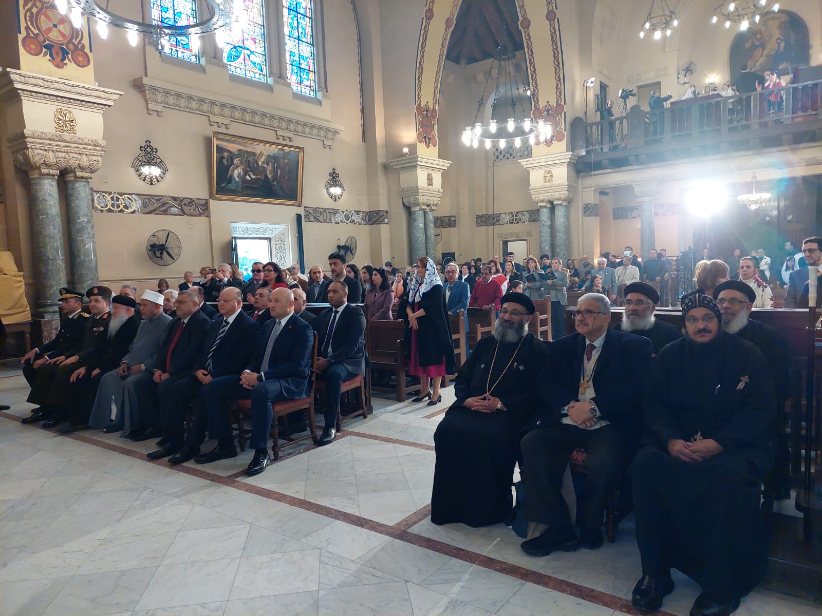 محافظ القاهرة يشهد احتفالية الأرمن الأرثوذكس بعيد الميلاد