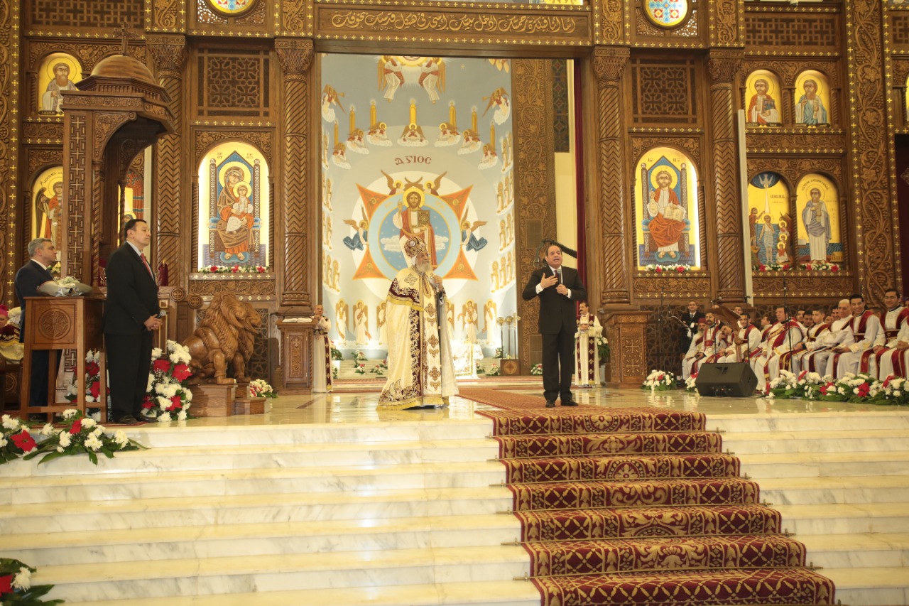 الرئيس في قداس عيد الميلاد الرئيس في قداس عيد الميلاد