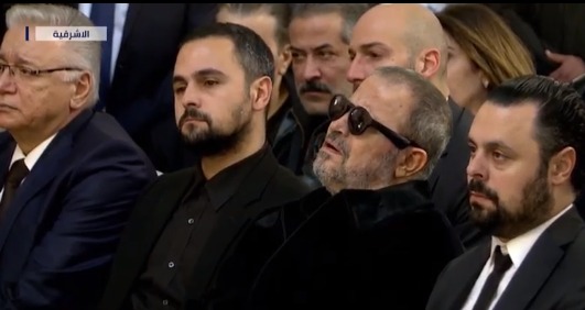 بكاء جورج وسوف أثناء جنازة ابنه
