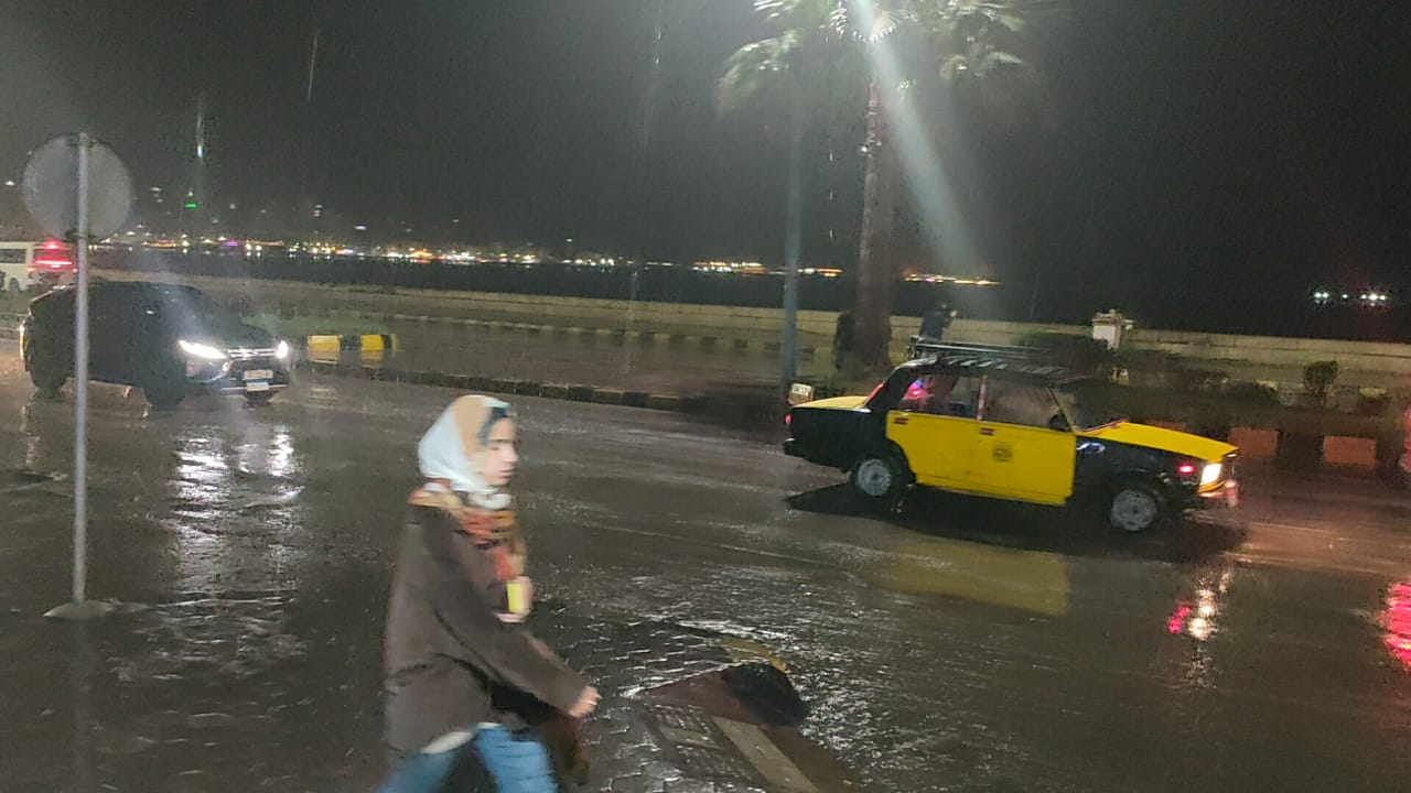 أمطار غزيرة على الإسكندرية (4)