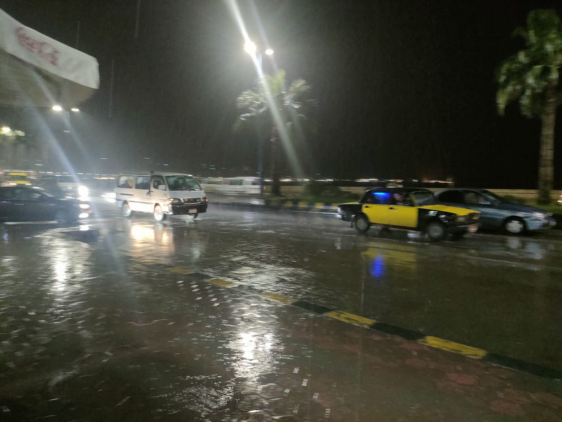 أمطار غزيرة على الإسكندرية (2)