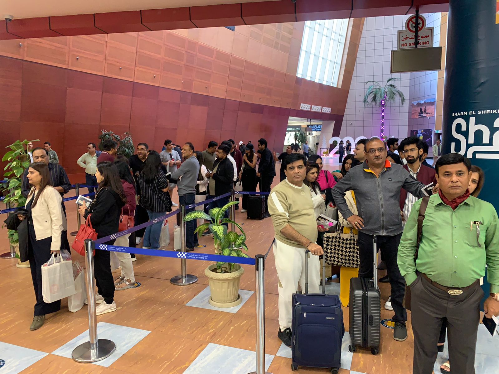 وصول أولي الرحلات المباشرة القادمة من الهند إلي مطار شرم الشيخ (2)