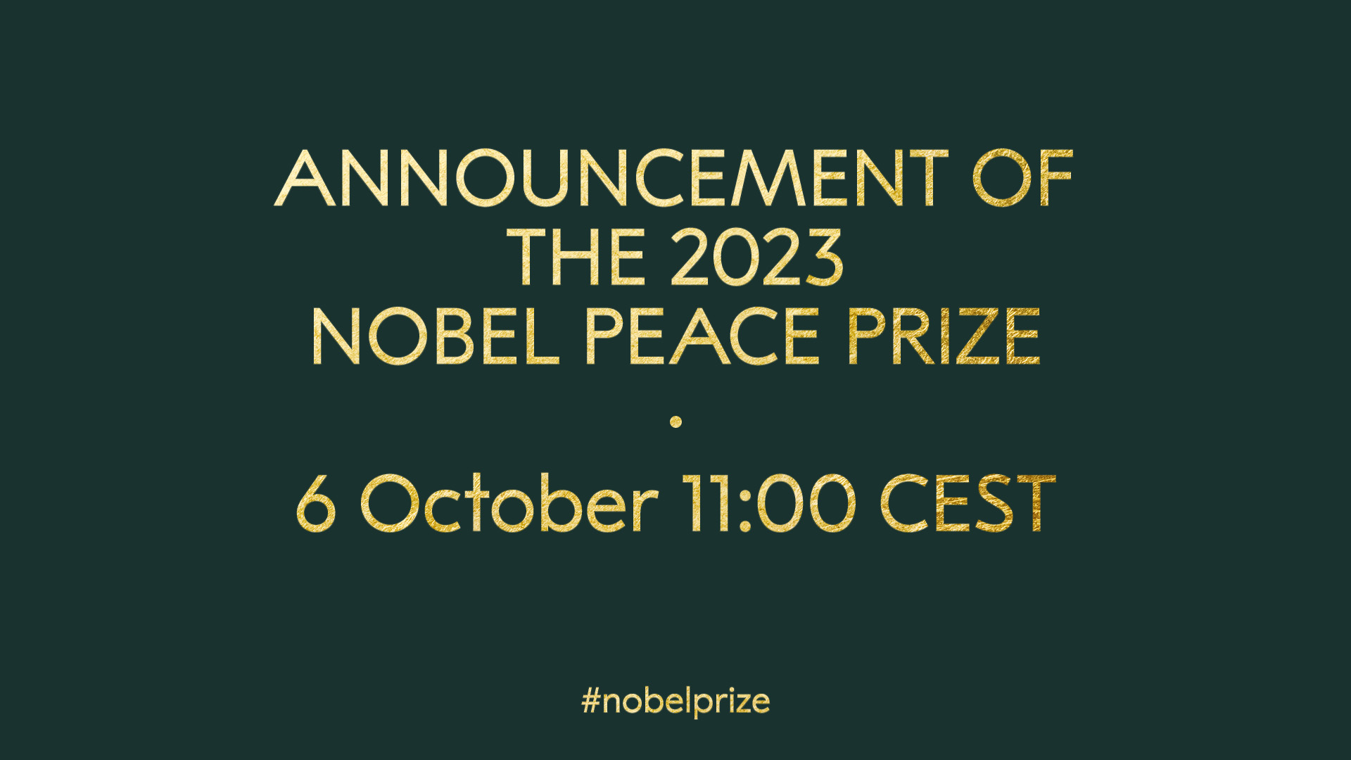 جائزة نوبل للسلام
