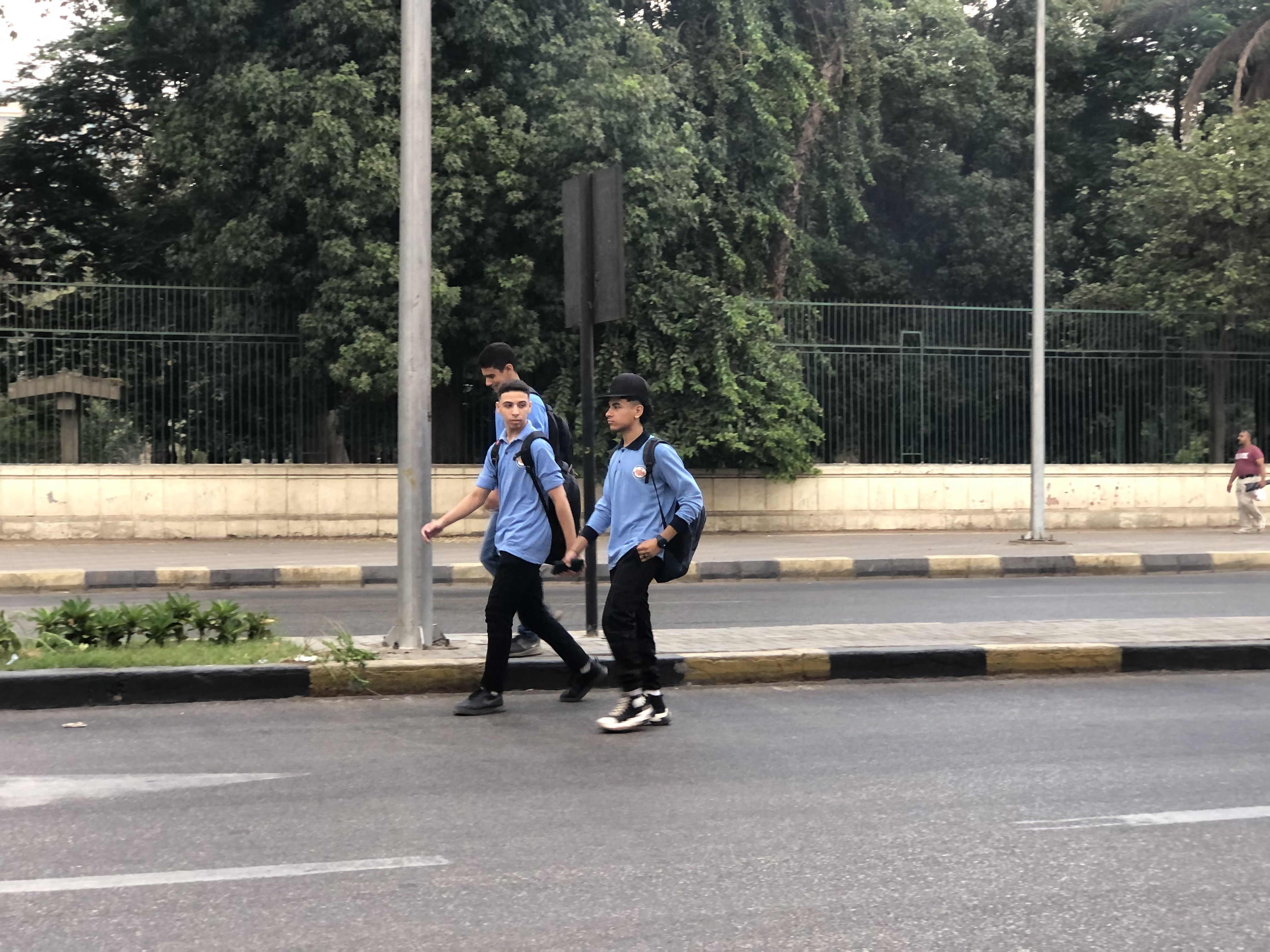 توافد طلاب الجيزة على المدارس (1)