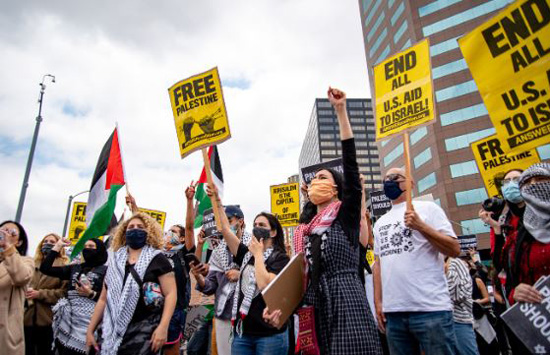 مظاهرات حول العالم تطالب بوقف العدوان الإسرائيلي على غزة (9)