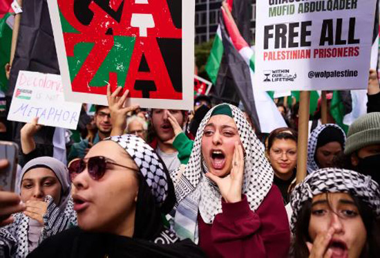 مظاهرات حول العالم تطالب بوقف العدوان الإسرائيلي على غزة (13)