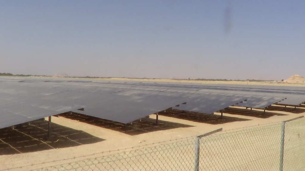محطة الطاقة الشمسية لتوليد الكهرباء _ سيوة