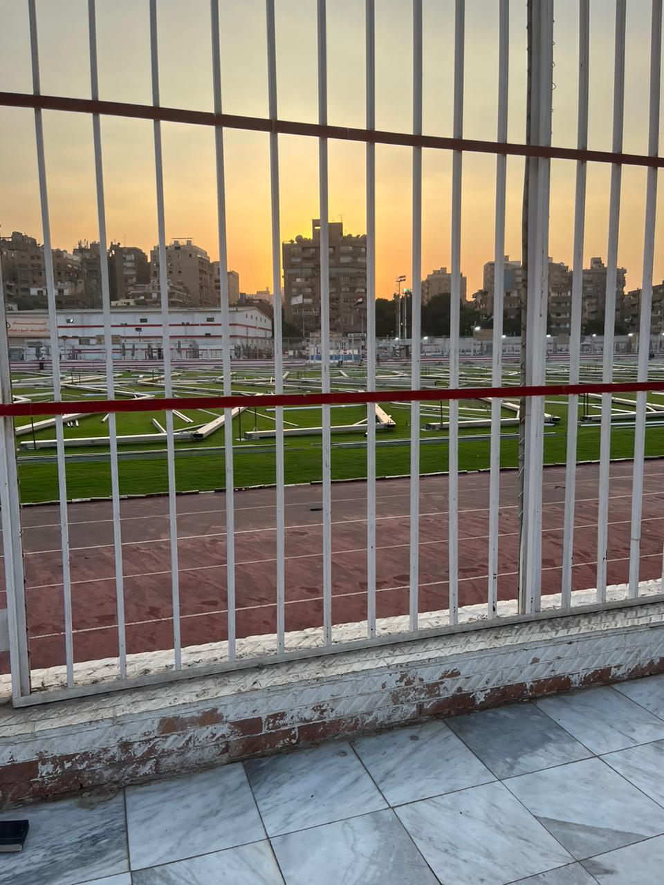 تجهيز ملعب عبد اللطيف أبو رجيلة لانتخابات الزمالك  (5)