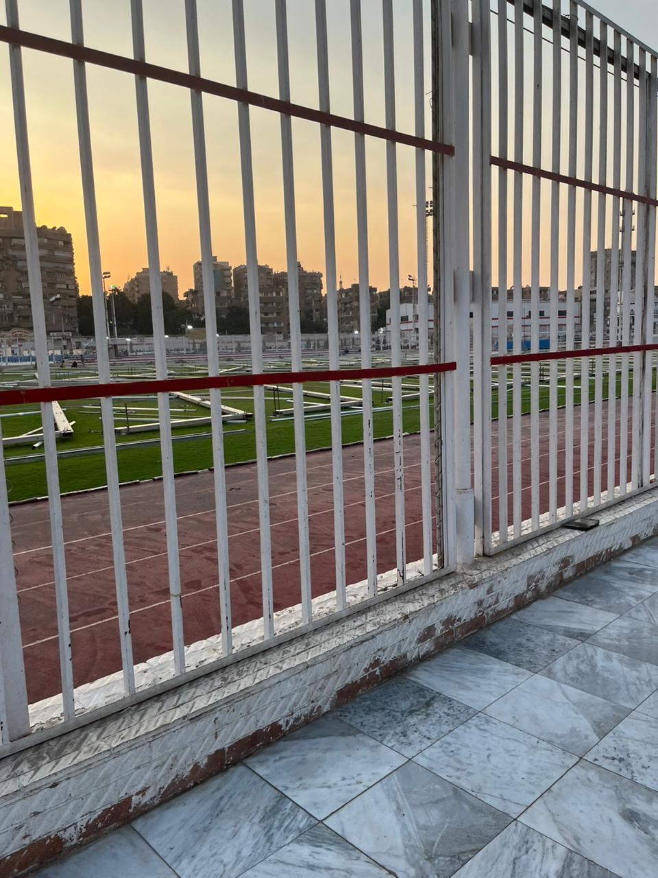 تجهيز ملعب عبد اللطيف أبو رجيلة لانتخابات الزمالك  (4)