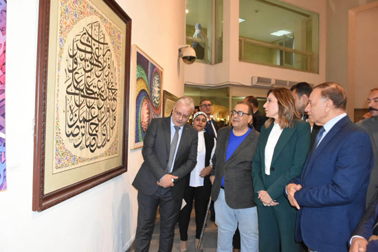 فعاليات الدورة الثامنة لملتقى القاهرة الدولي لفن الخط (8)