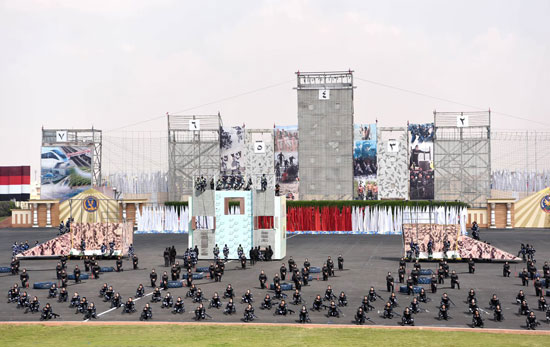 الرئيس السيسى يشهد تخريج دفعة جديدة من كلية الشرطة (9)