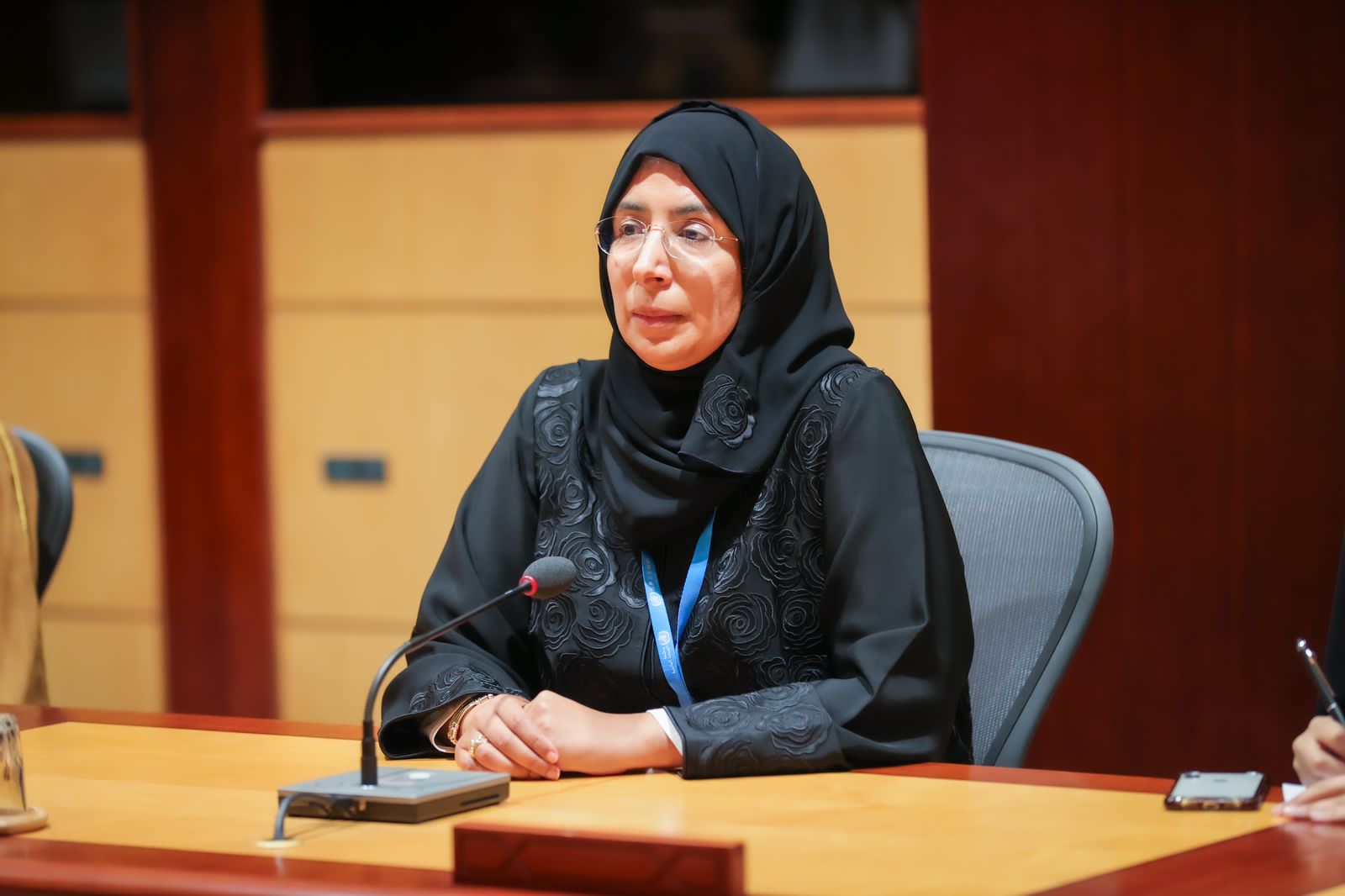 الدكتورة حنان محمد الكواري وزيرة الصحة العامة بدولة قطر