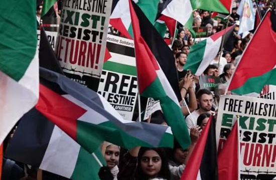 مظاهرات حول العالم تطالب بوقف العدوان الإسرائيلي على غزة (20)