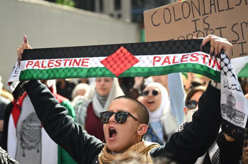تظاهرات فلسطين