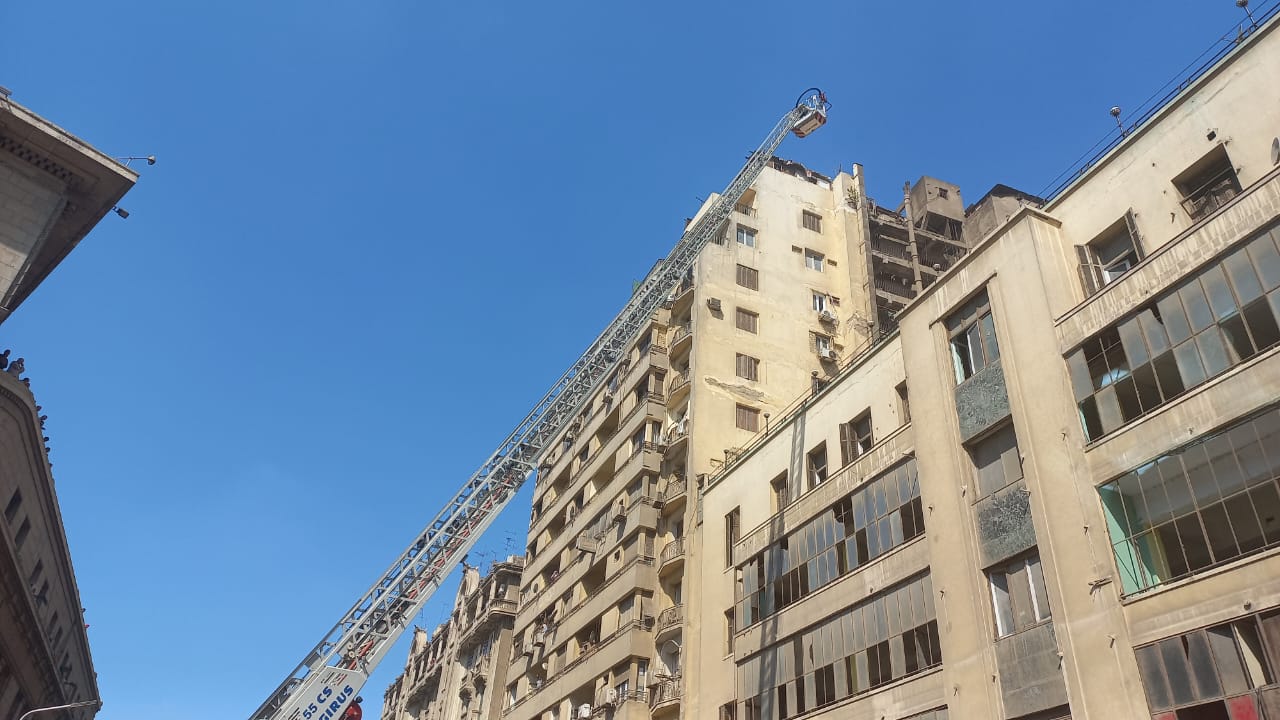 حريق مخزن وسط البلد بالقاهرة (4)