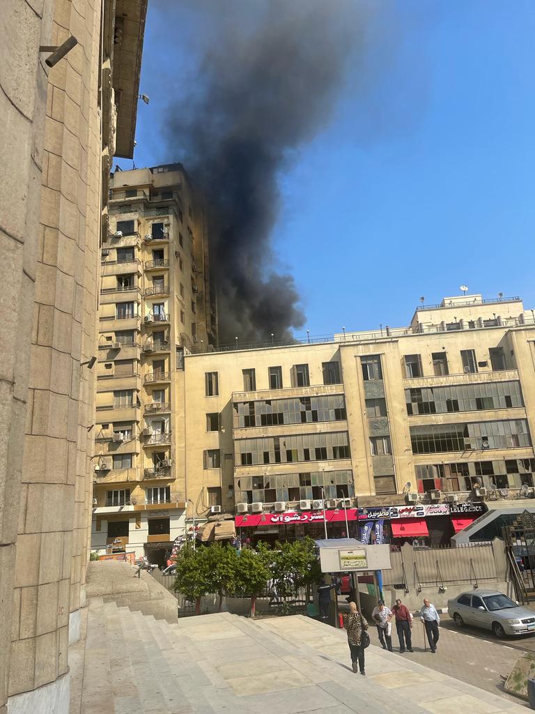 حريق مخزن وسط البلد بالقاهرة (5)