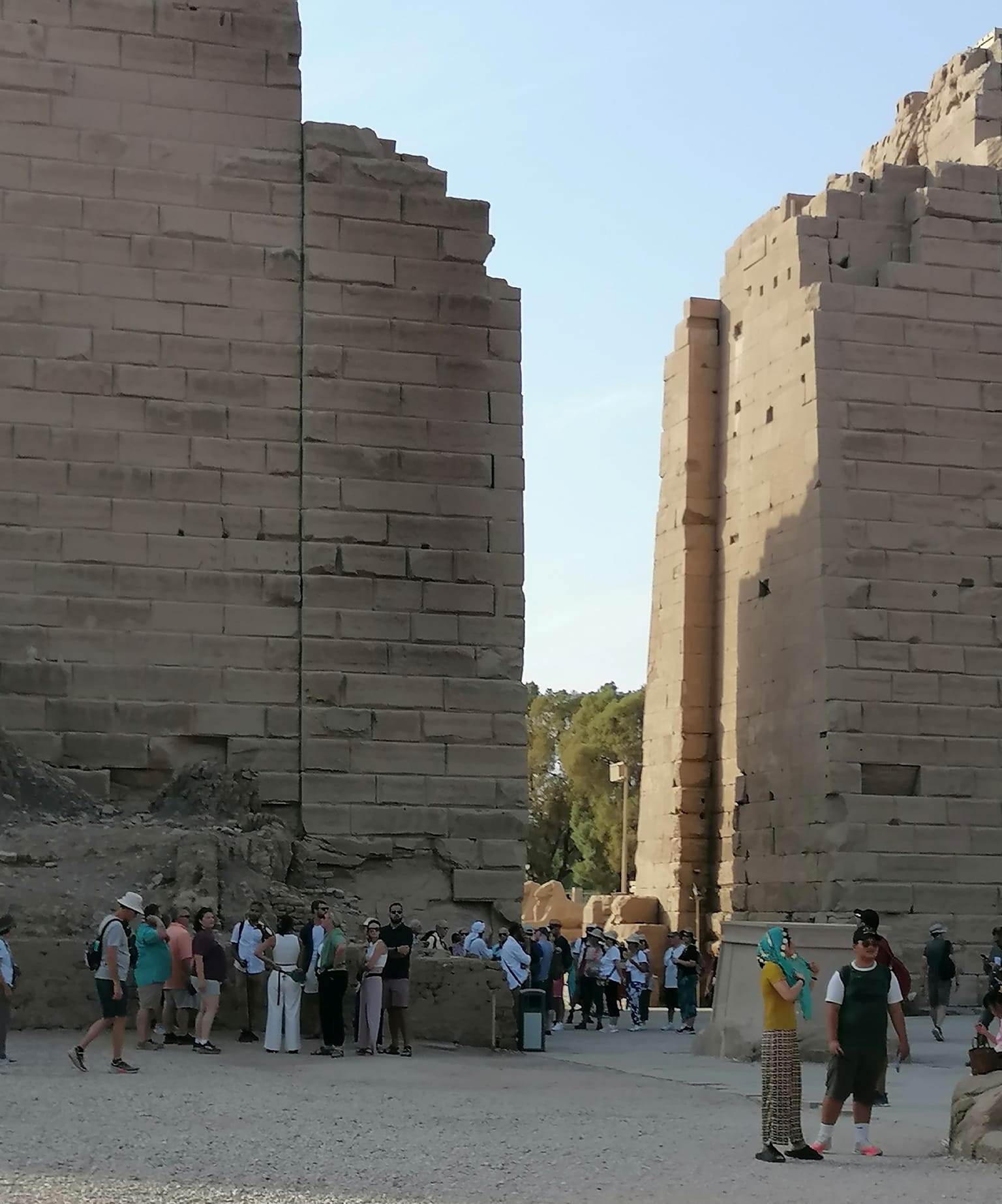 أفواج سياحية من حول العالم يستمتعون بالمعابد الأثرية